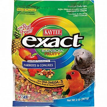 Exact Fruity Rainbow Parrot / Conure - 2 lbs