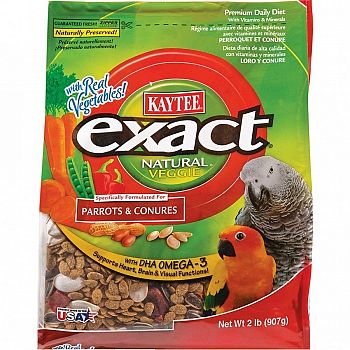 Exact Veggie Natural Parrot / Conure - 2 lbs