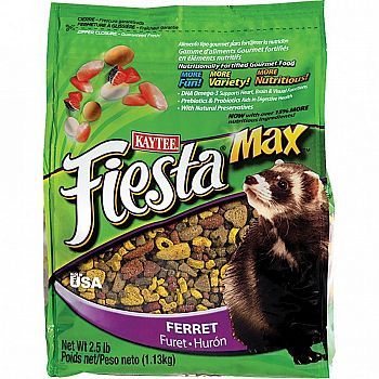 Kaytee Fiesta Ferret Diet - 2.5 lbs.