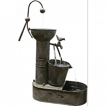Tiering Tin Fountain