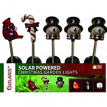 Solar Powered Christmas Garden Lights ASSORTED 30 INCH (Case of 20)