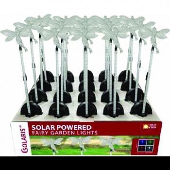 Solar Fairy Garden Stake With Motion Led ASSORTED 6X1X33 INCH (Case of 16)