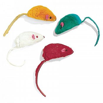 Classic Plush Mice for Cats - 4 pack