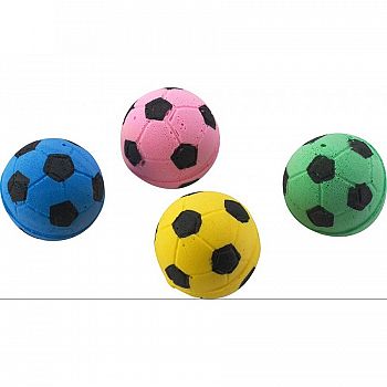 Sponge Soccer Balls 4 Pack for Cats