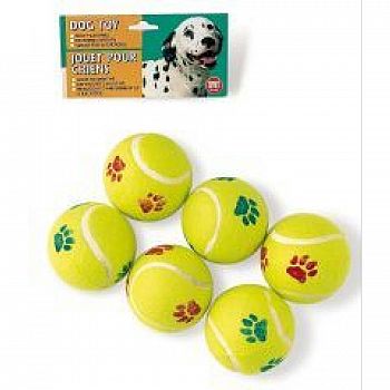 Tennis Ball Value Pack Dog Toy - 6 pk.
