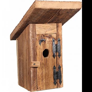 The Outhouse Bird House NATURAL 