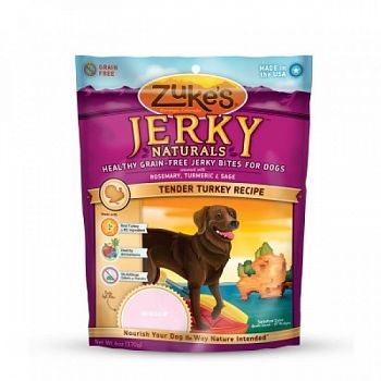 Jerky Naturals Dog Treats - Turkey 6 oz.