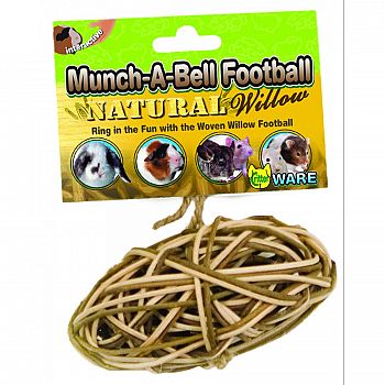 Munch-A-Bell Football Small Animal Toy