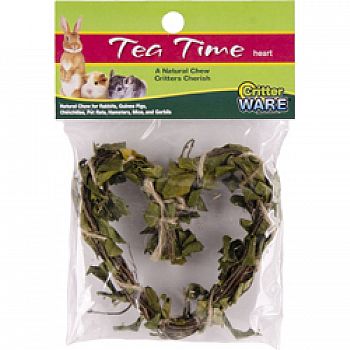 Tea Time Heart Natural Chew For Small Animals