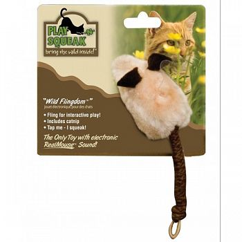 Play-N-Squeak Wild Flingdom Mouse Cat Toy