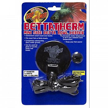 Bettatherm Betta Bowl Heater - 7.5 Watt