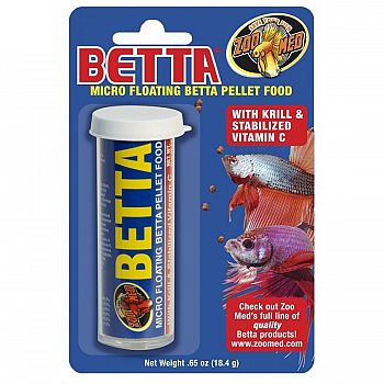 Betta Micro Floating Pellets 0.65 oz