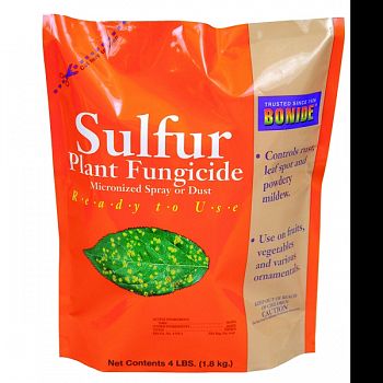 Sulfur Plant Fungicide Micronized Spray Or Dust  4 POUND