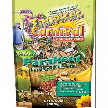 Tropical Carnival Natural Parakeet - 2 lbs