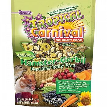 Tropical Carnival Natural Hamster and Gerbil - 2 lbs.