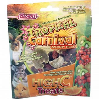 Tropical Carnival High C Small Pet Treats - 2.25 oz.