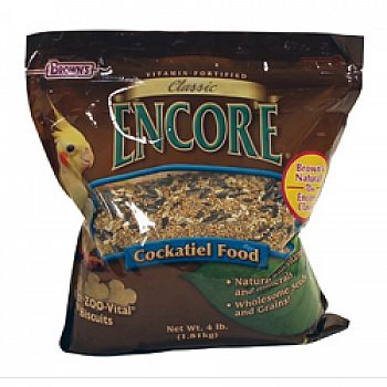 Encore Classic Natural Cockatiel Food - 4 lb.