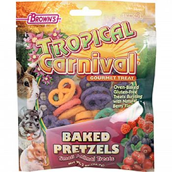 Tropical Carnival Baked Pretzel Small Animal Treat