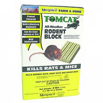 Tomcat All-weather Rodent Block - 1 lb.