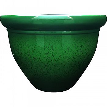 Pizzazz Pop Resin Pottery Planter ANALOG GREEN 9 INCH (Case of 12)