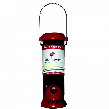 Red Sunflower Tube Feeder by Droll Yankees