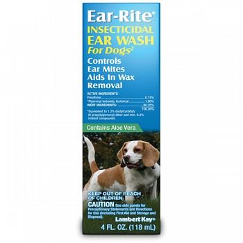 Ear Rite Wash for Dogs - 4 oz.