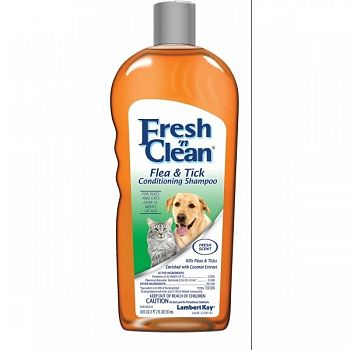 Fresh N Clean Flea & Tick Shampoo- New Formula - 18 oz.