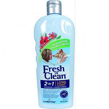 Fresh N Clean 2n1 Long Coat Shampoo & Conditioner  18 OUNCE