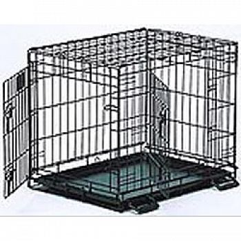 Life Stages 2dr Dog Crate W/panel
