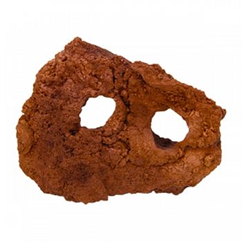 Carved Lava Rock RED MEDIUM (Case of 8)