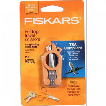Fiskars Folding Scissors ORANGE 4 INCH (Case of 3)