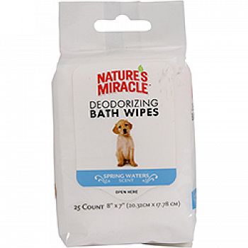 Natures Miracle Deodorizing Bath Wipes