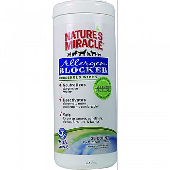 Nature S Miracle Allergen Blocker Household Wipes