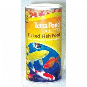 Tetra Flaked Fish Food for Goldfish and Small Koi - 3/8 lb.