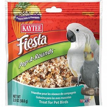 Fiesta Pop-a-rounds Treat - Pet Birds - 2 oz.