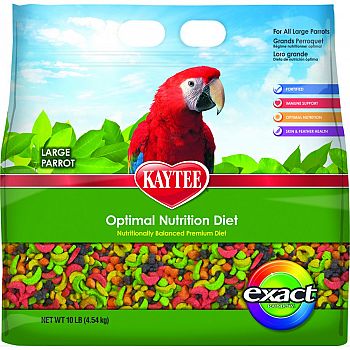 Exact Rainbow Optimal Nutrition Diet Large Parrot  10 POUND