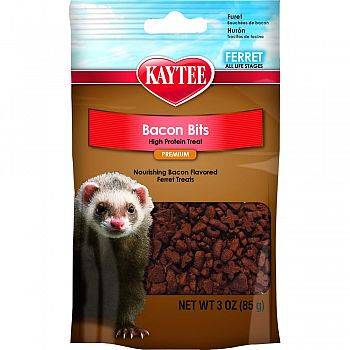 Bacon Bits High Protein Treat For Ferrets  3 OUNCE
