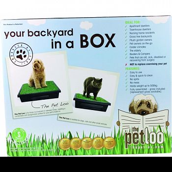 Pet Loo Your Backyard In A Box GREEN/BLACK SMALL