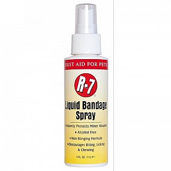 R-7 Liquid Bandage Spray for Pets 4 oz.