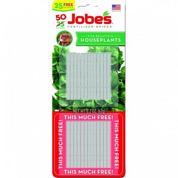 Jobes Houseplant Spikes Twin Pack  50 PACK