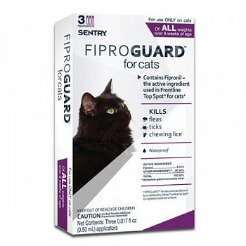 Fiproguard Flea & Tock Topical For Cats