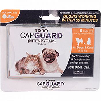 Sentry Capguard Flea Tablets For Dog Or Cat