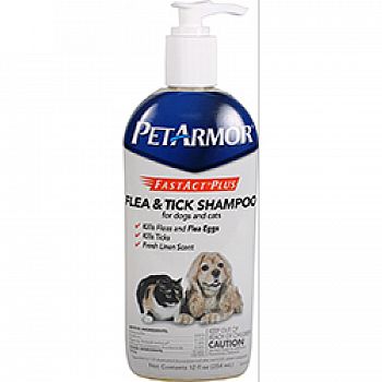 Pet Armor Fastact Plus Flea/tick Shampoo Dog/cat