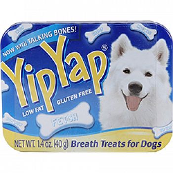 Chomp Yip Yap Dog Breath Treat Tin