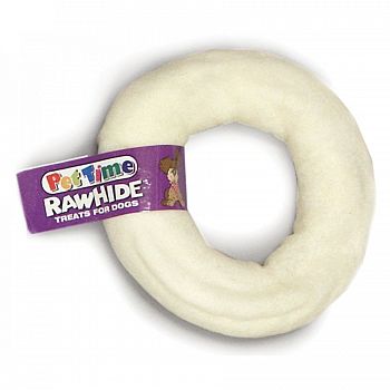 Rawhide Donut for Dogs - 4 inch