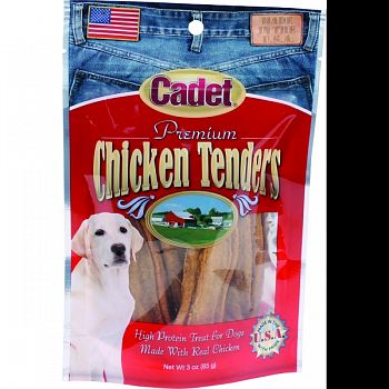 Cadet Premium Chicken Tenders Dog Treats  3 OUNCE