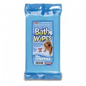 Perfect Coat Gentle Bath Wipes - Puppy 24 ct.