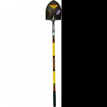 #2 Round Point Shovel 14 Gauge Rolled Step YELLOW 