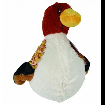 Quacks Duck Plush Squeaker Dog Toy ASSORTED 6 INCH