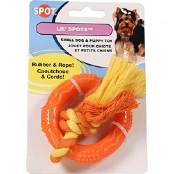Lil Spots Rubber Ring With Rope